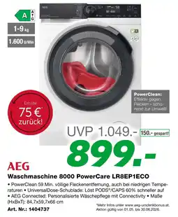EP Waschmaschine 8000 PowerCare LR8EP1ECO Angebot