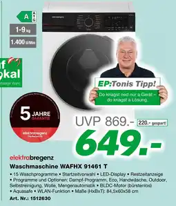 EP Waschmaschine WAFHX 91461 T Angebot