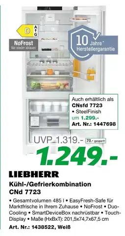 EP Kühl-/Gefrierkombination CNd 7723 Angebot