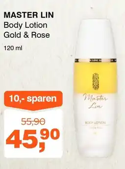 Prokopp Master lin body lotion gold & rose Angebot