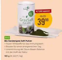 Martin Reformstark Bio Gerstengras Saft Pulver Angebot