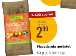 Martin Reformstark RAPUNZEL Macadamia geröstet Angebot