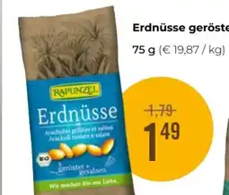 Martin Reformstark RAPUNZEL Erdnüsse geröstet Angebot