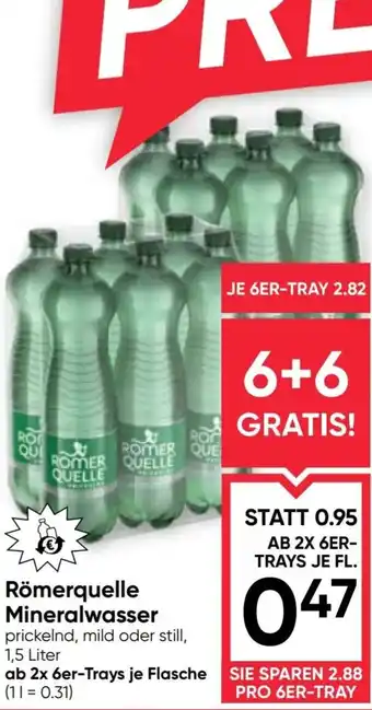 Maximarkt Römerquelle Mineralwasser Angebot