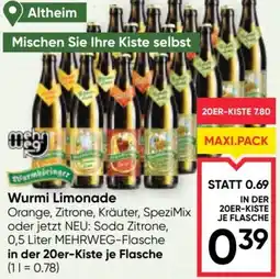 Maximarkt Wurmi Limonade Angebot
