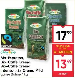 Maximarkt Bio-Espresso, Bio-Caffè Crema, Bio-Caffè Crema Intenso oder Crema Mild Angebot