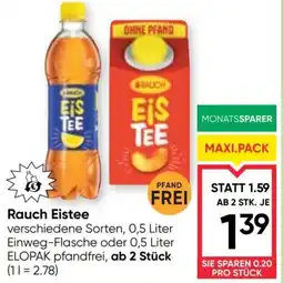 Maximarkt Rauch Eistee Angebot