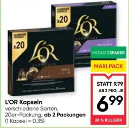 Maximarkt L'OR Espresso Kaffeekapseln Angebot