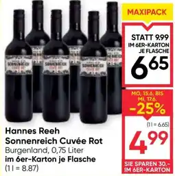 Maximarkt Hannes Reeh Sonnenreich Cuvée Rot Angebot
