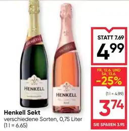Maximarkt Henkell Sekt Angebot