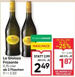 Maximarkt La Gioiosa Frizzante Angebot
