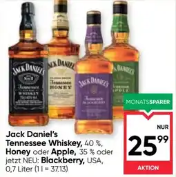 Maximarkt Jack Daniel's Tennessee Whiskey Angebot