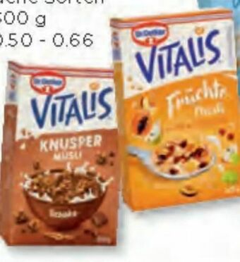 Unimarkt Vitalis Müsli Angebot