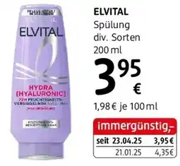 dm ELVITAL Spülung Angebot