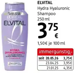 dm Elvital hydra hyaluronic shampoo Angebot