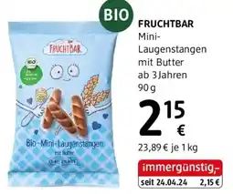 dm FRUCHTBAR Mini- Laugenstangen mit Butter ab 3 Jahren Angebot