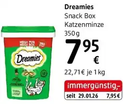dm Dreamies Snack Box Katzenminze Angebot
