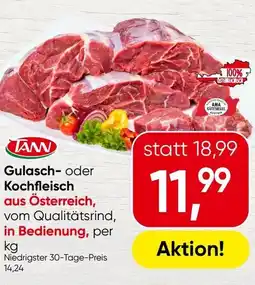 Spar Gulasch- oder Kochfleisch Angebot