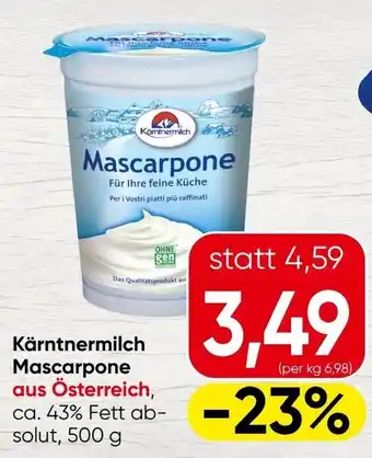Spar Kärntnermilch Mascarpone Angebot