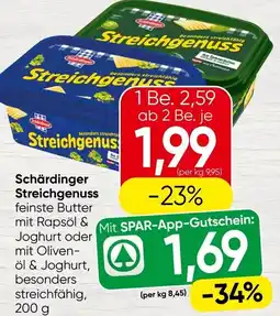 Spar Schärdinger Streichgenuss Angebot