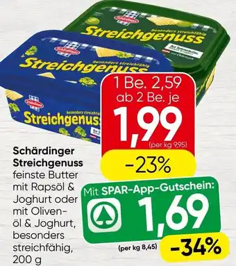 Spar Schärdinger Streichgenuss Angebot