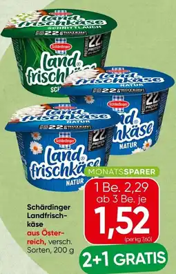 Spar Schärdinger Landfrisch- käse Angebot