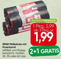 Spar SPAR Müllsäcke mit Fixierband Angebot