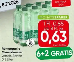 Spar Römerquelle Mineralwasser Angebot