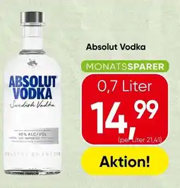 Spar Absolut Vodka Angebot