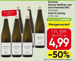 Spar Dockner Grüner Veltliner vom Löss Kremstal DAC Kremstal frisch & würzig Angebot