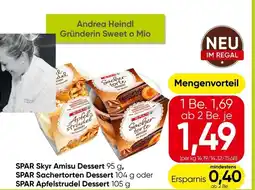 Spar SPAR Skyr Amisu Dessert Angebot