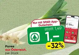 Spar Porree Angebot