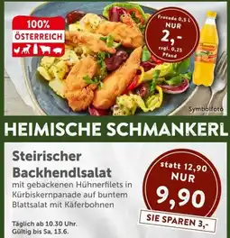 Interspar Steirischer Backhendlsalat Angebot
