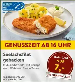 Interspar Seelachsfilet gebacken Angebot