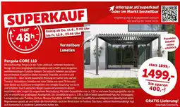 Interspar Pergola CORE 110 Angebot
