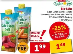 Interspar Bio-Säfte Angebot