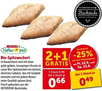 Interspar Bio-Spitzweckerl Angebot