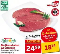 Interspar Bio-Rindsschnitzel aus Österreich Angebot