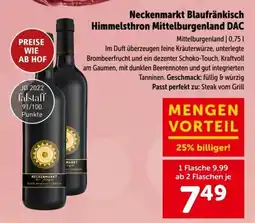 Interspar Neckenmarkt Blaufränkisch Himmelsthron Mittelburgenland DAC Angebot
