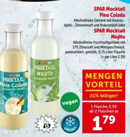 Interspar SPAR Mocktail Pina Colada oder SPAR Mocktail Mojito Angebot