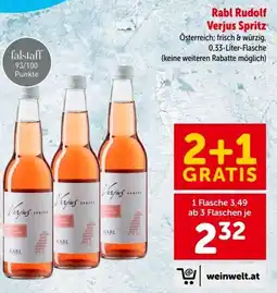 Interspar Rabl Rudolf Verjus Spritz Angebot