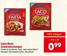 Interspar Santa Maria Gewürzmischungen Angebot
