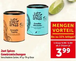 Interspar JUST SPICES Gewürzmischungen Angebot