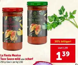 Interspar La Fiesta Mexico Taco Sauce mild oder scharf Angebot