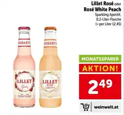Interspar Lillet Rosé oder Rosé White Peach Angebot