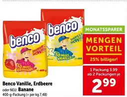 Interspar Benco Vanille, Erdbeere oder NEU: Banane Angebot