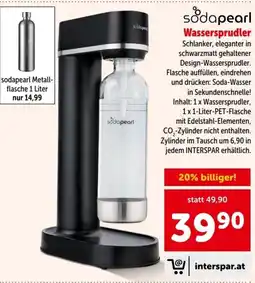 Interspar sodapearl Wassersprudler Angebot