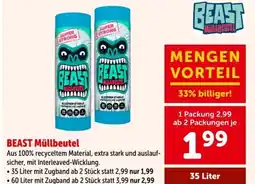 Interspar BEAST Müllbeutel Angebot