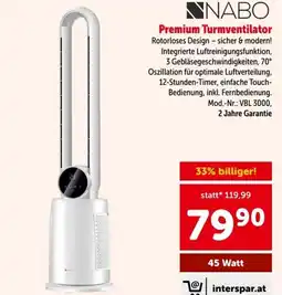 Interspar Premium Turmventilator Angebot