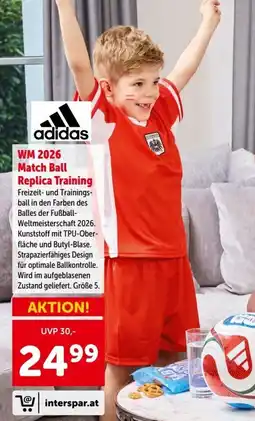 Interspar WM 2026 Match Ball Replica Training Angebot